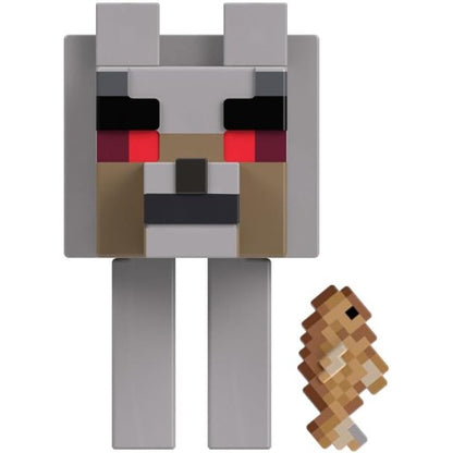 Figurina Minecraft Hostile Wolf