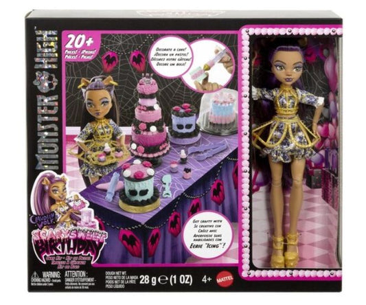 Set Papusa Monster High Scary Sweet Birthday, Cake DIY - Clawdeen Wolf / 3