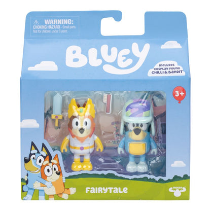 Bluey - Set 2 Figurine - Fairytale (Cosplay Young Chilly & Bandit)