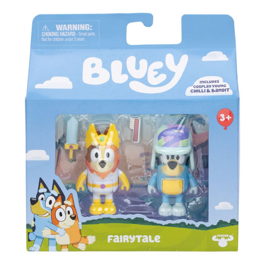 Bluey - Set 2 Figurine - Fairytale (Cosplay Young Chilly & Bandit)