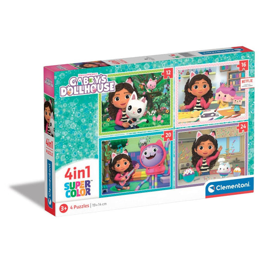 Puzzle 4 In 1 - Gabby's Dollhouse