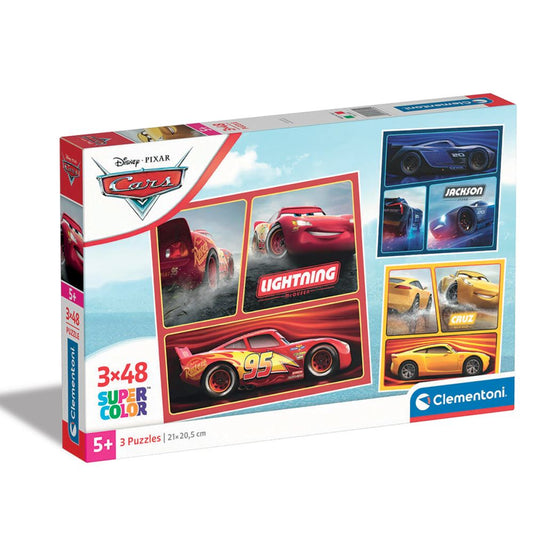 Puzzle 3X48 Piese - Cars