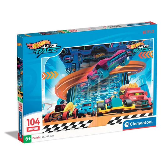 Puzzle Super 104 Piese - Hotwheels