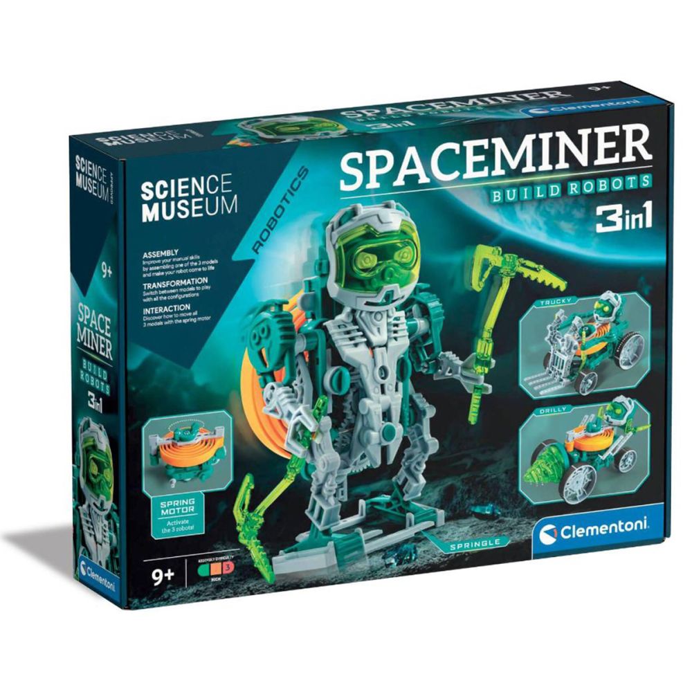 Space Miner - Robot construibil 3 in 1