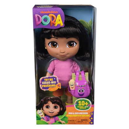 Papusa Interactiva Dora, 30 cm - Sing & Explore