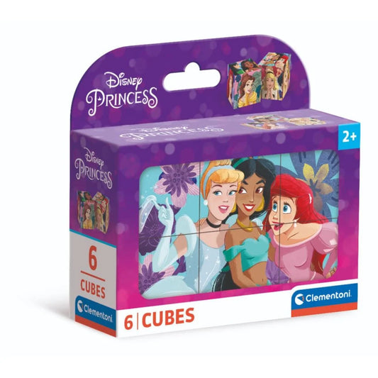 6 Cuburi Tip Puzzle Cu Printese Disney