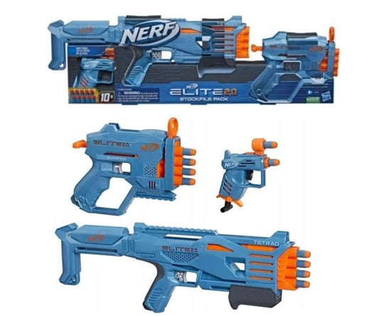 Set 3 arme Nerf Elite 2.0 Stockpile / 6