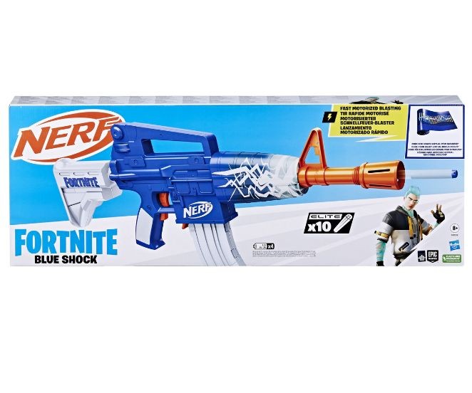 Nerf Fortnite Lansator Rad Ar Blue Shock