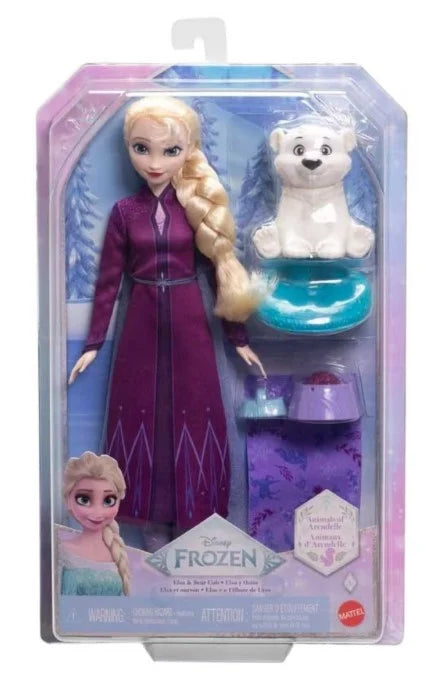 Papusa Disney Frozen Elsa & Baby Bear