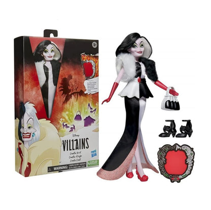 Papusa Disney Villains,  101 Dalmatieni - Cruella De Vil