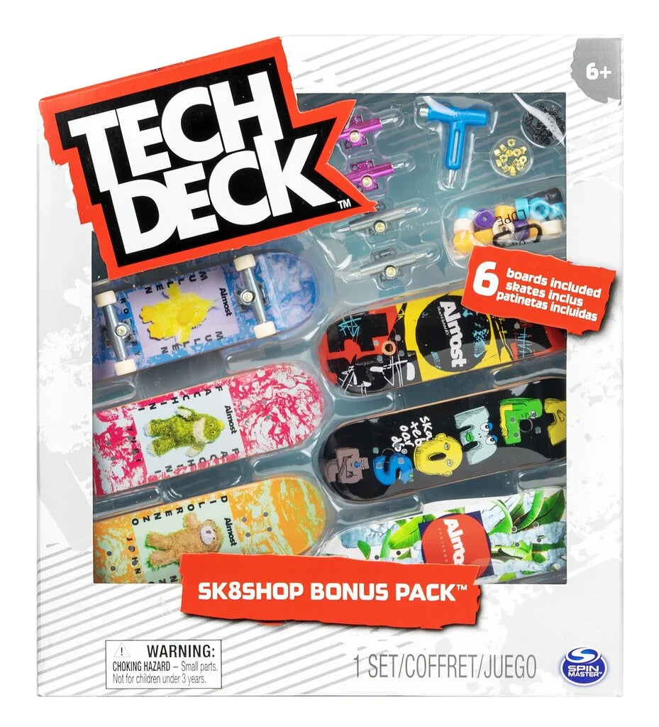 Set Tech Deck 6 Piese cu accesorii - Almost