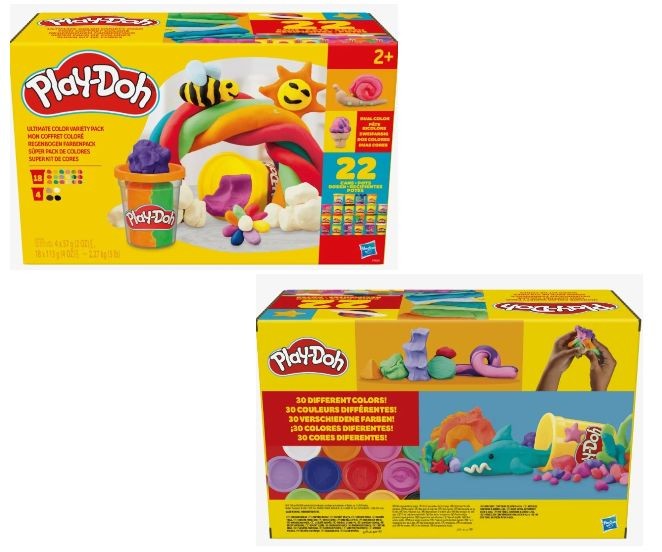 Set Play-Doh Ultimate Color Variety - 22 cutii, 30 culori