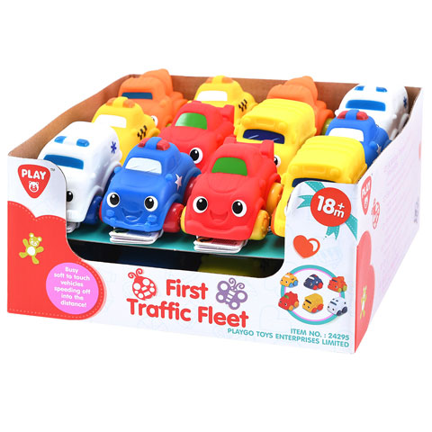 Masinute asortate "Traffic", PlayGo, 6 modele