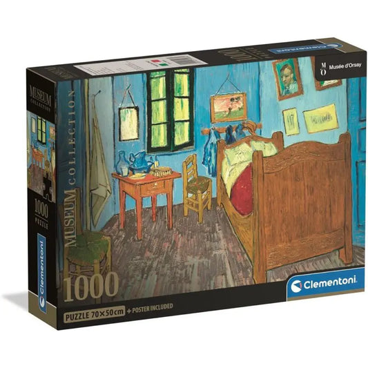 Puzzle Compact 1000 Piese Museum - Van Gogh - Bedroom in Arles