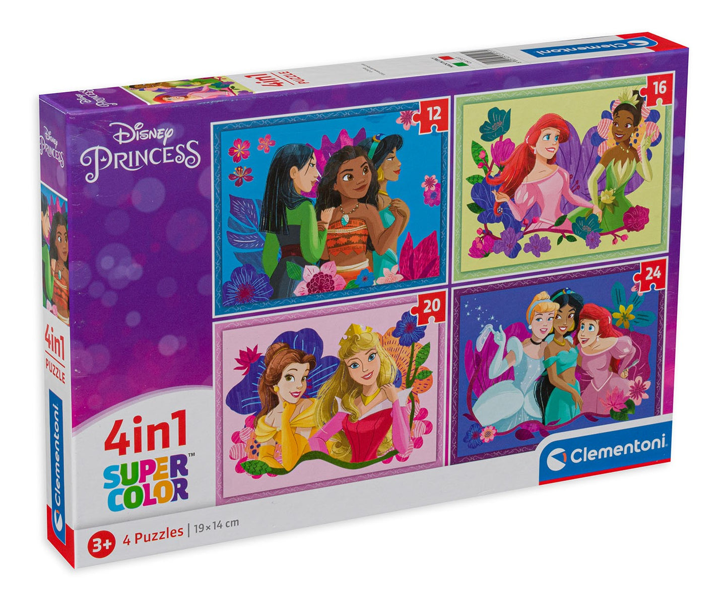 Puzzle 4 In 1 Disney Princess