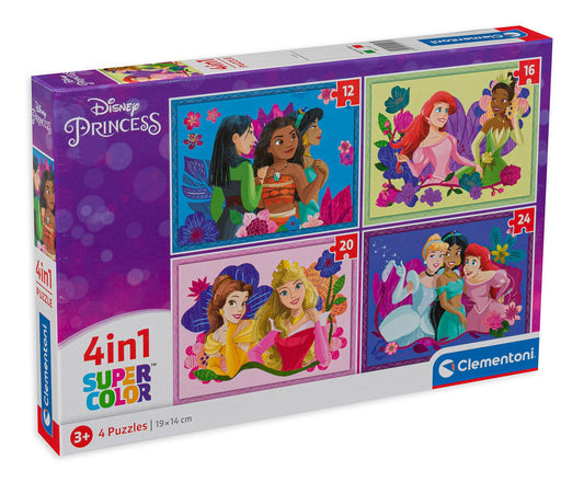 Puzzle 4 In 1 Disney Princess