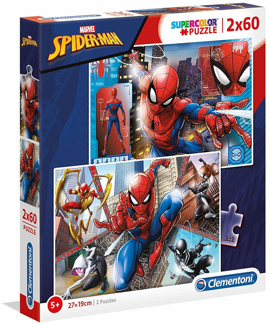 Puzzle 2x60 Piese - Spider-Man
