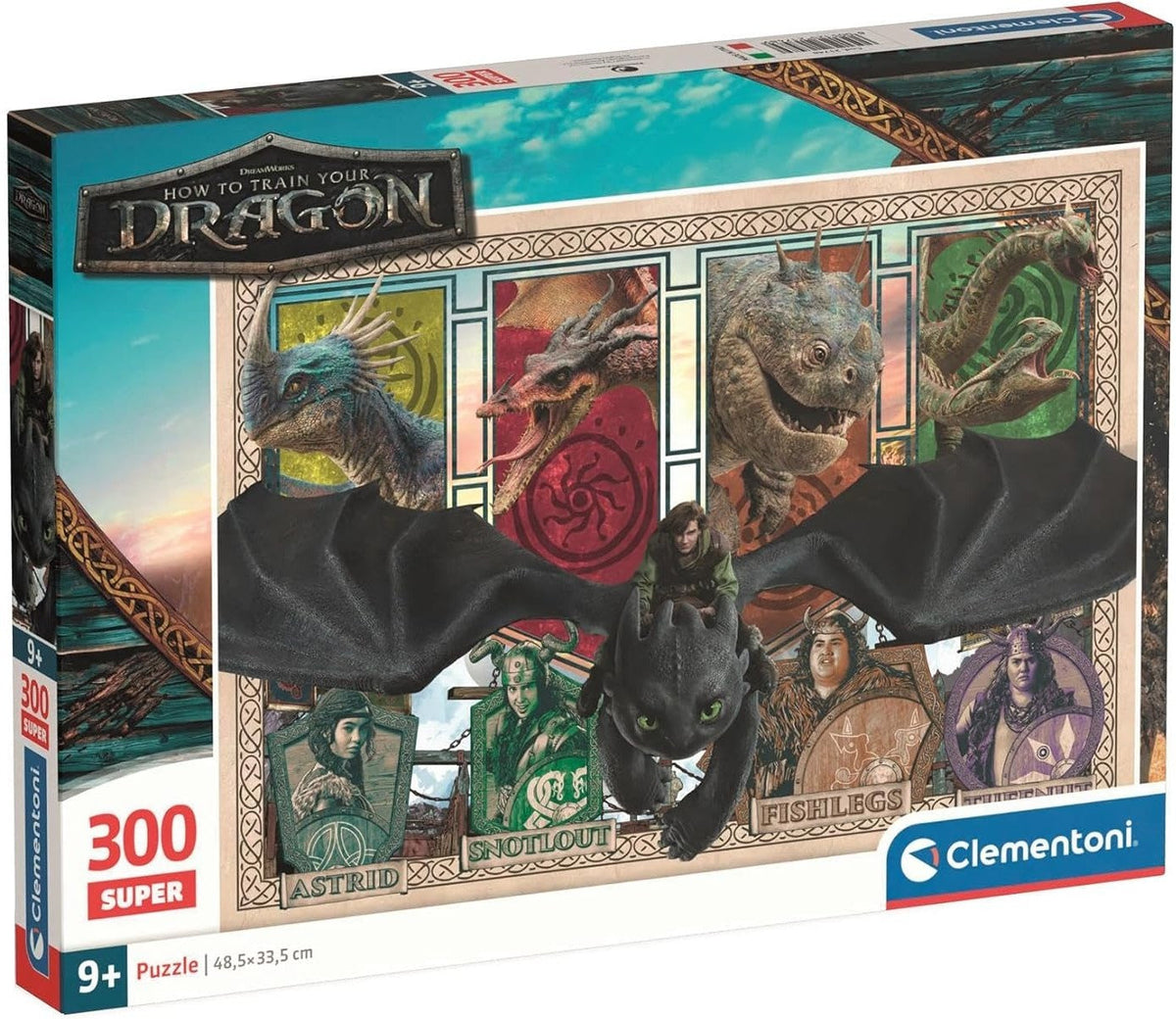 Puzzle 300 Piese - How to Train your Dragon 2025