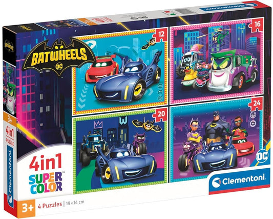 Puzzle 4 In 1 - Batwheels