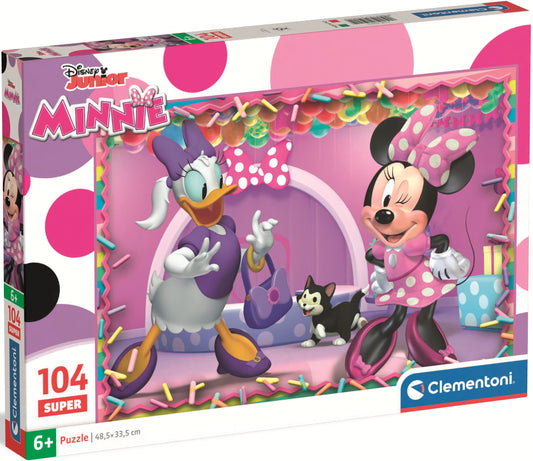 Puzzle Super 104 Piese - Minnie si Daisy