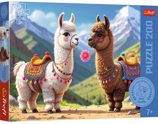 Puzzle 200 piese - Lame colorate
