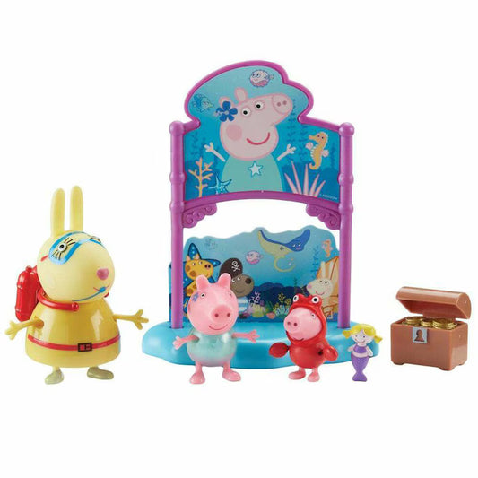 Peppa Pig - under the sea party - 3 figurine si accesorii