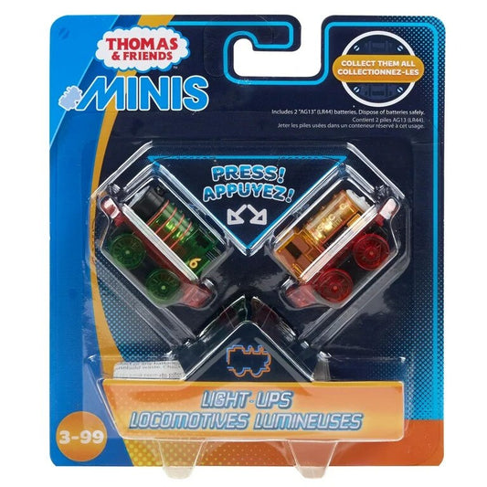 Set 2 trenulete Minis Light-Up, Thomas & Friends - Percy and Ben