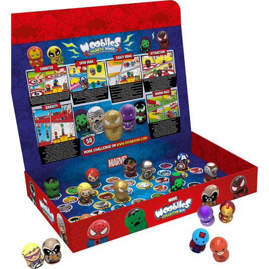 Cutie Colectionar Wooblies Marvel - Magnetic Power cu 4 figurine
