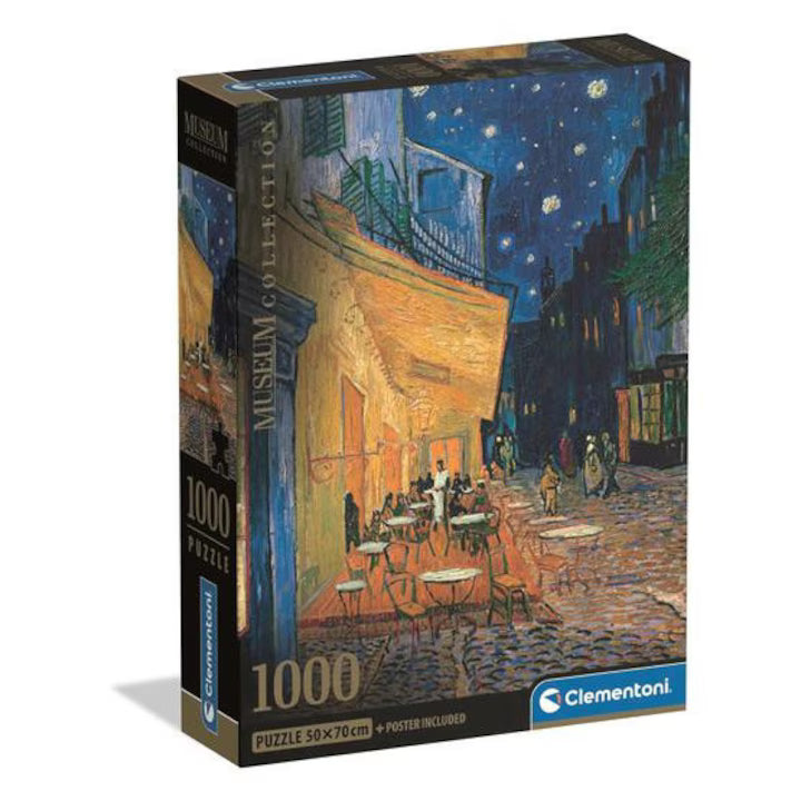 Puzzle Compact 1000 Piese Museum - Van Gogh - Café Terrace