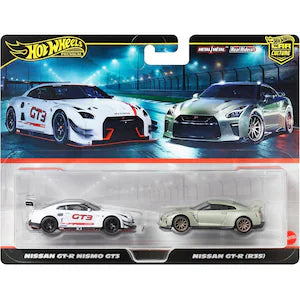 Set Hot Wheels Nissan GT-R Nismo & Nissan GT-R(R35) , 1:64