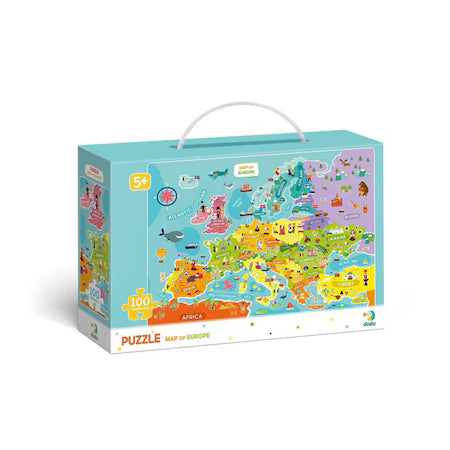 Puzzle DoDo - Harta Europei 100 piese