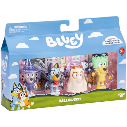 Bluey - Set 4 Figurine - Halloween