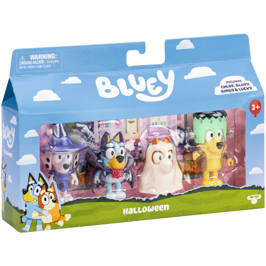 Bluey - Set 4 Figurine - Halloween