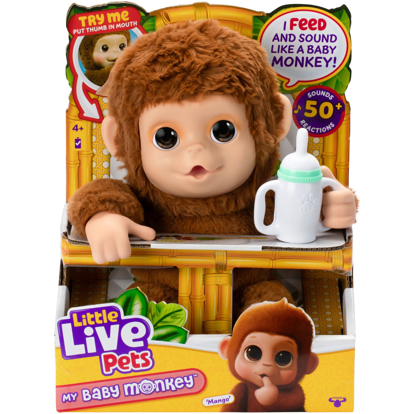 Little Live Pets - My Baby Monkey - Maimutica Mango