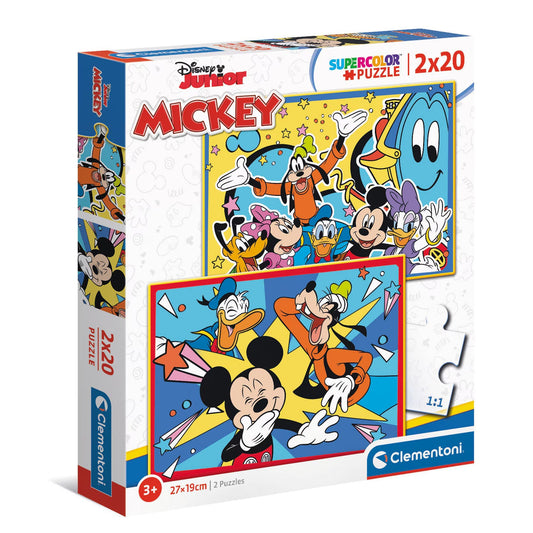 Puzzle 2x20 Piese - Mickey si Prietenii