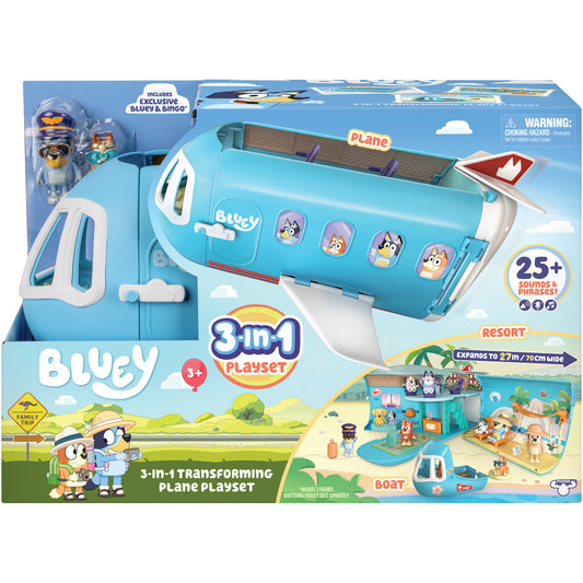 Bluey avion transformabil 3 in 1