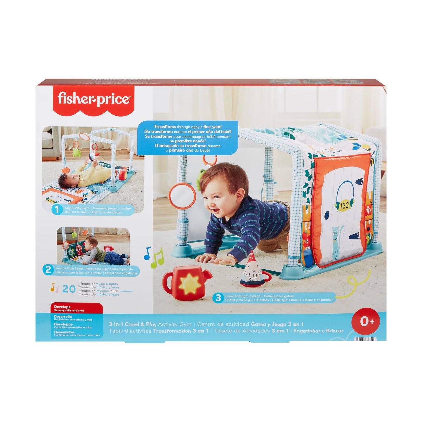 Saltea de joaca Fisher Price 3 IN 1 - Sweet Home
