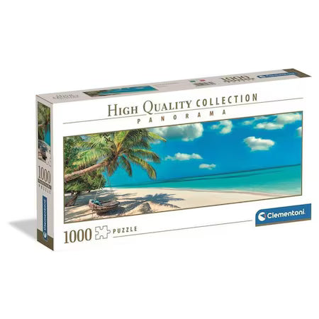 Puzzle Compact 1000 Piese Panorama - Swinging By The Ocean