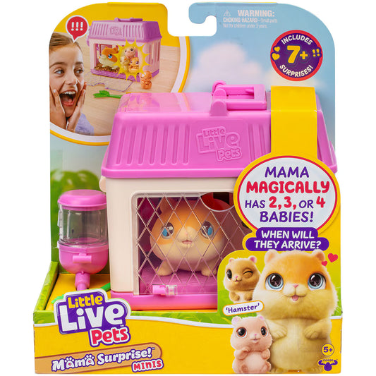 Little Live Pets - Mama Surprise Minis - Hamster cu puisori