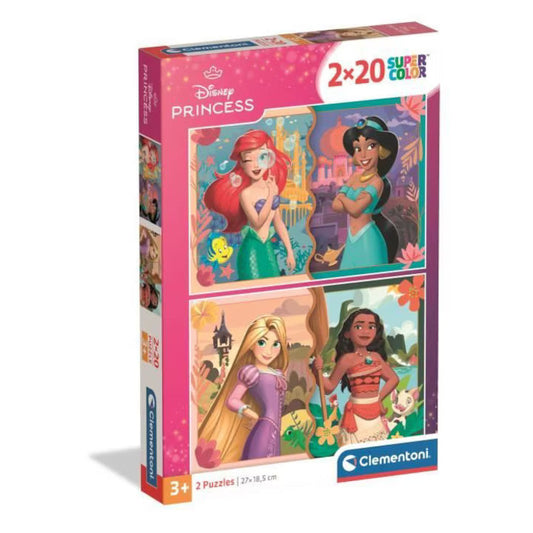 Puzzle 2x20 Piese - Printesele Disney