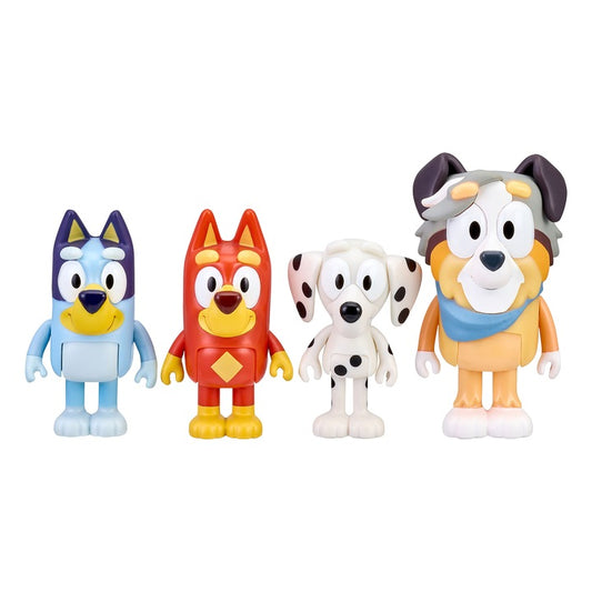 Bluey - Set 4 Figurine - School Pack