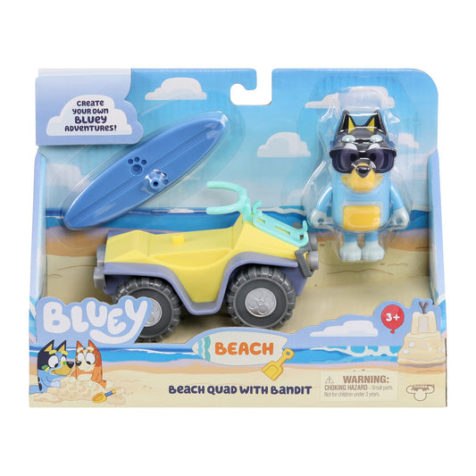 Bluey - Set de joaca - Beach Quad with Bandit