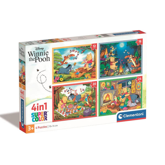 Puzzle 4 In 1 - Winnie the Pooh cu Prietenii