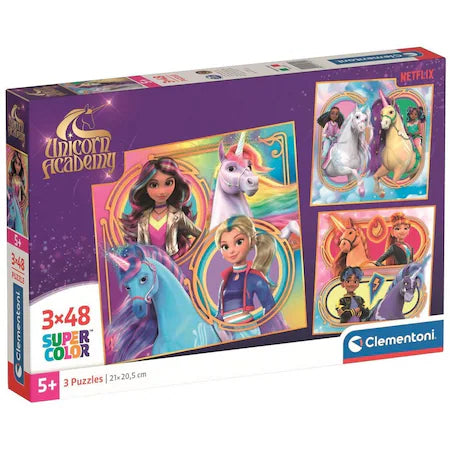 Puzzle 3X48 Piese - Academia Unicornilor