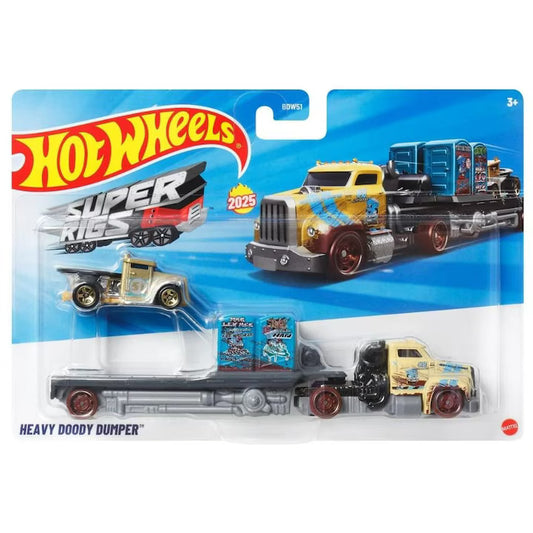 Camion transportor cu masina de curse - Heavy Doody Dumper