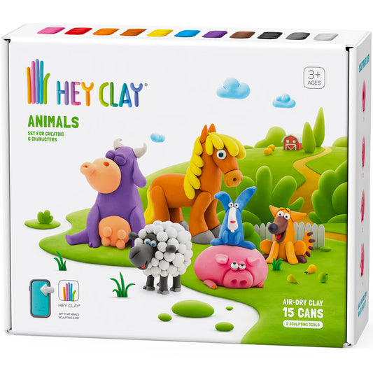 Hey Clay - set mare Animals (Animale de la ferma)