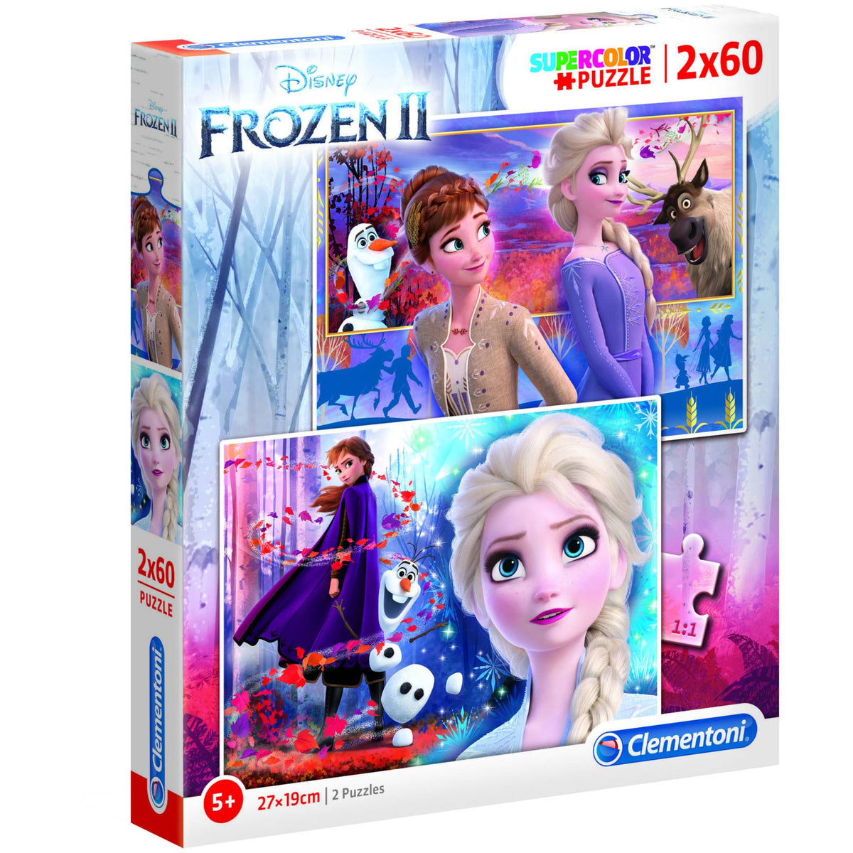 Puzzle 2x60 Piese - Frozen