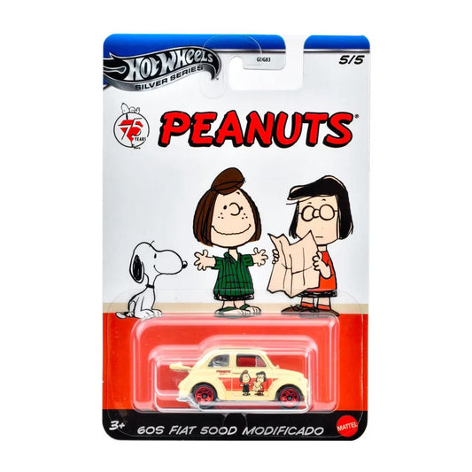 Hot Wheels, Peanut - 60S Fiat 500D Modificado,1:64
