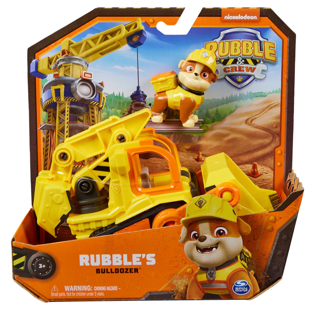 Set de joaca Paw Patrol, Rubble si echipa - Rubble si excavatorul