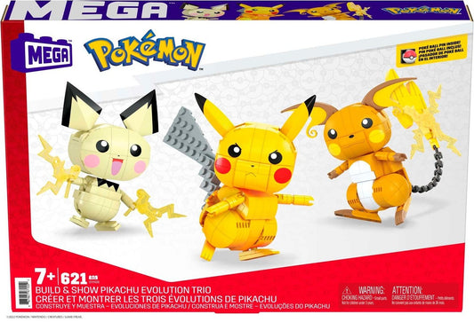 Mega Construx Pokemon Evolution Trio, 621 piese